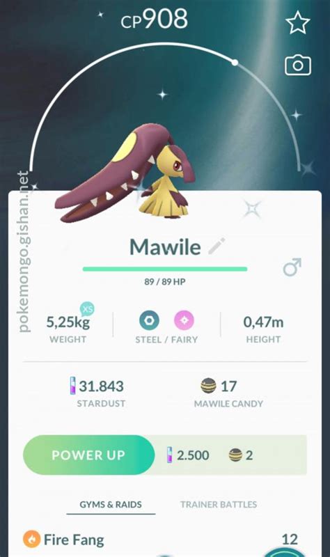 shiny mawile pokemon go